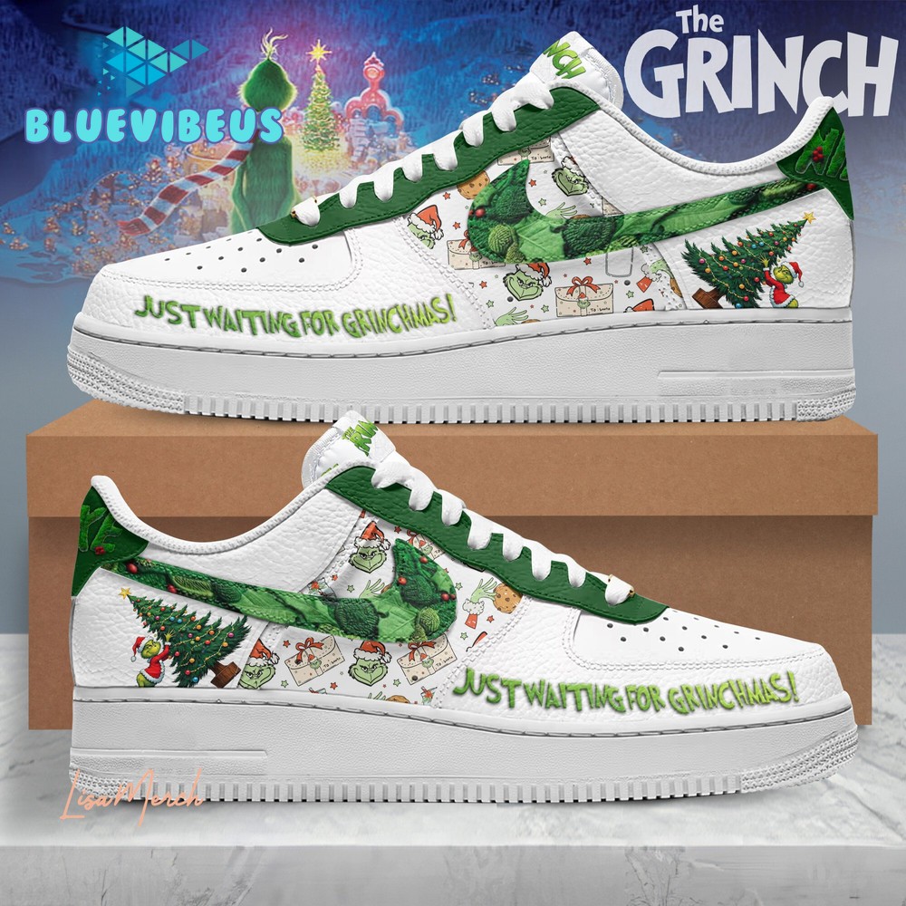 The Grinch Just Waiting For Grinchmas Air Force 1