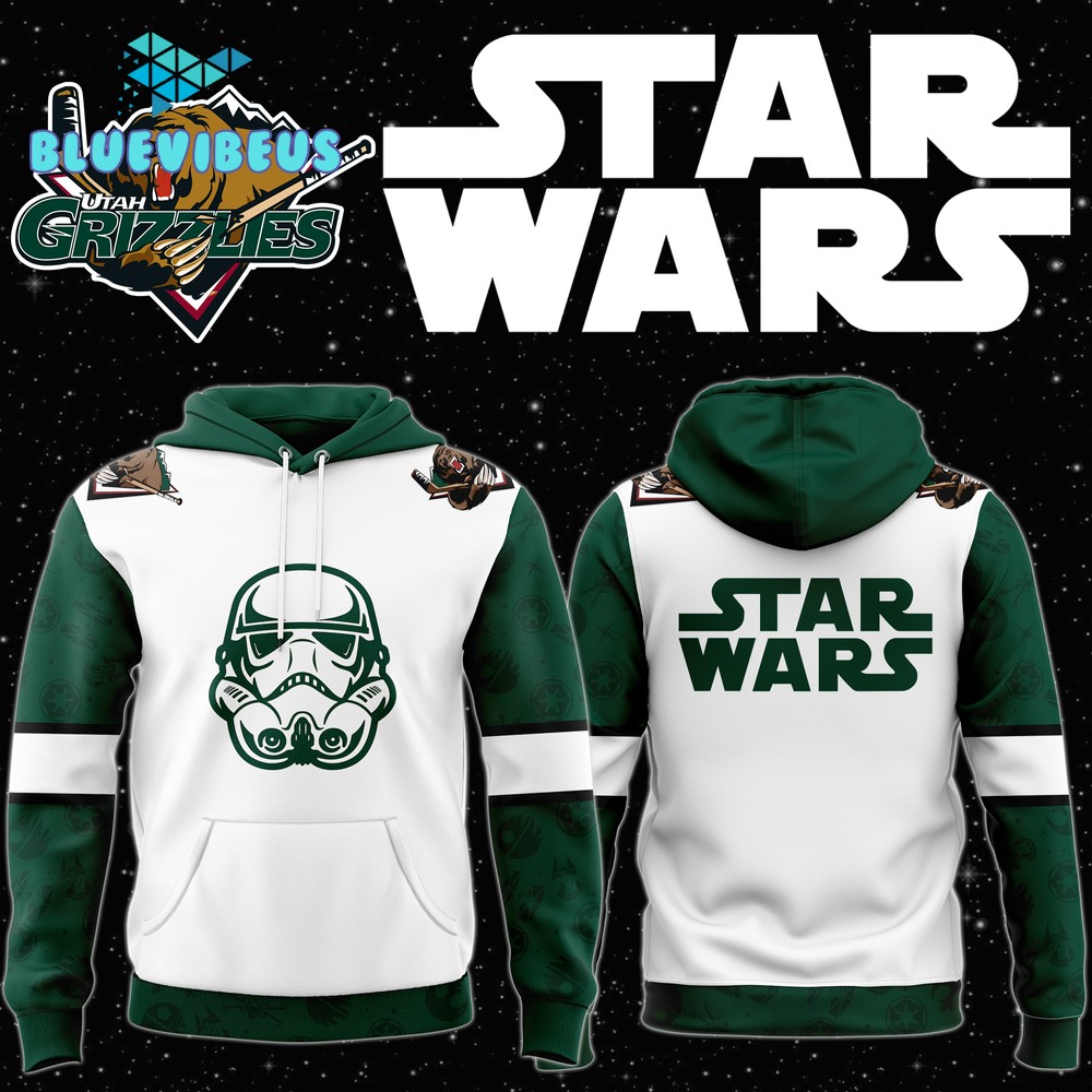 Utah Grizzlies x Star Wars Night Personalized 2024 Hoodie