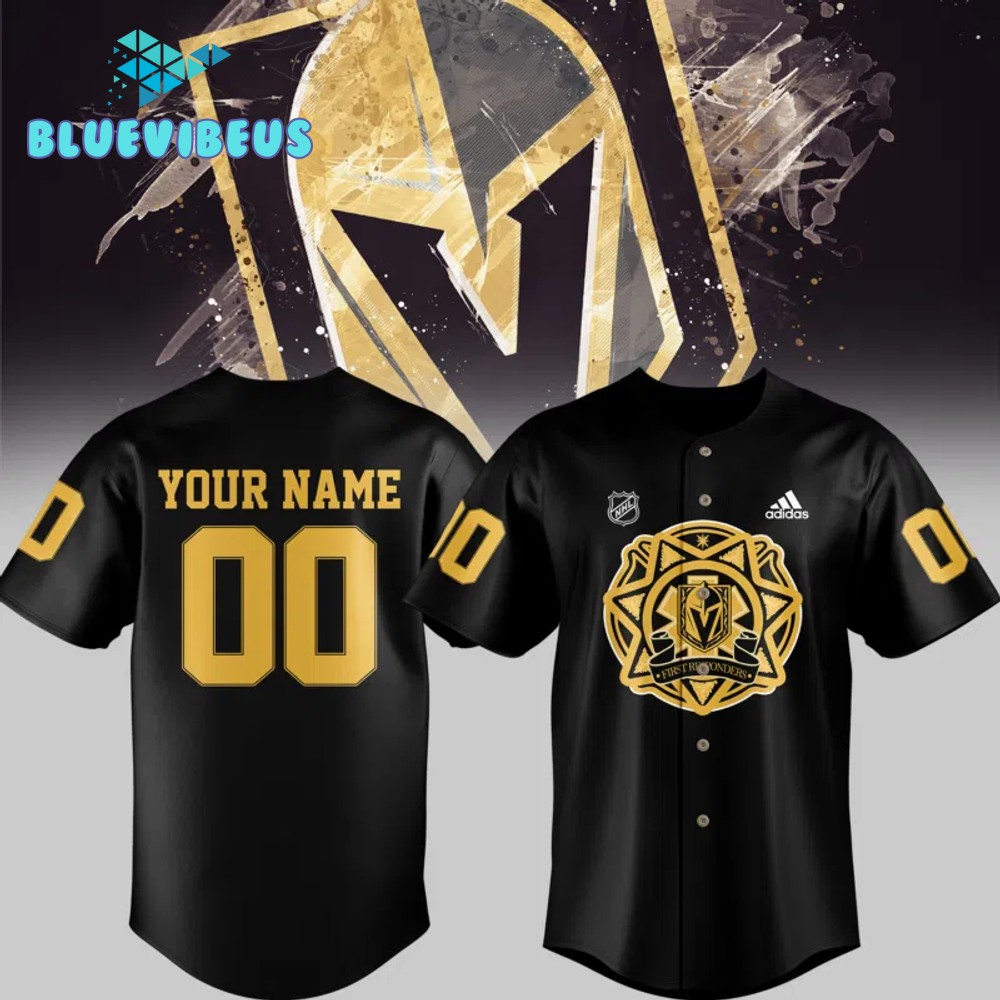 Vegas Golden Knights First Responders Baseball Jersey