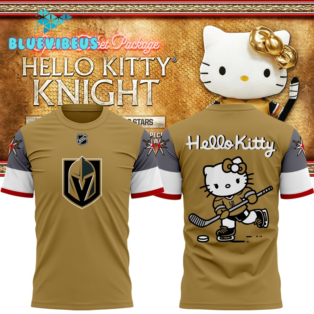 Vegas Golden Knights NHL X Hello Kitty Shirt