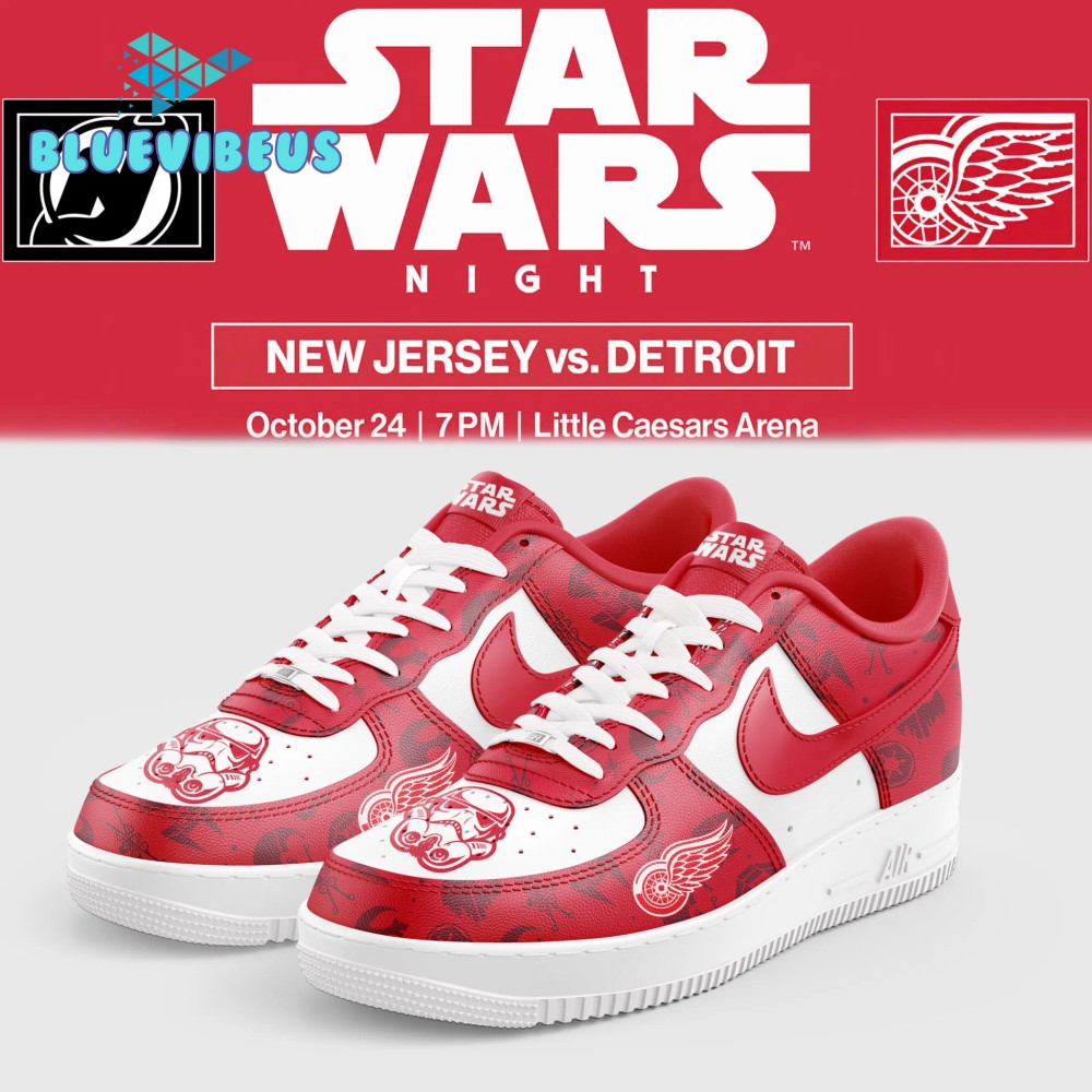 2024 Detroit Red Wings x Star Wars Night Air Force 1