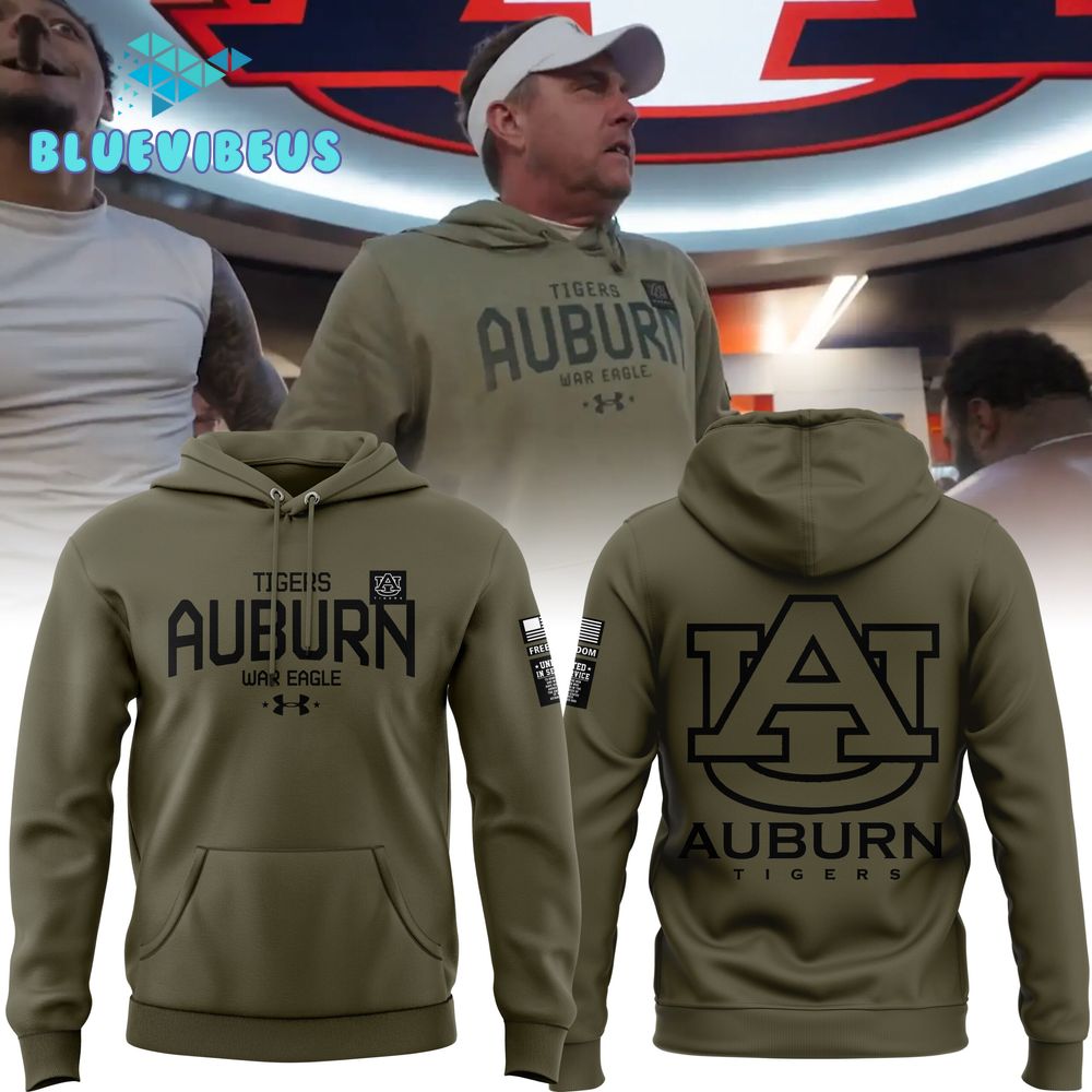 Auburn Tigers 2024 Military Appreciation Hoodie, Pants, Cap