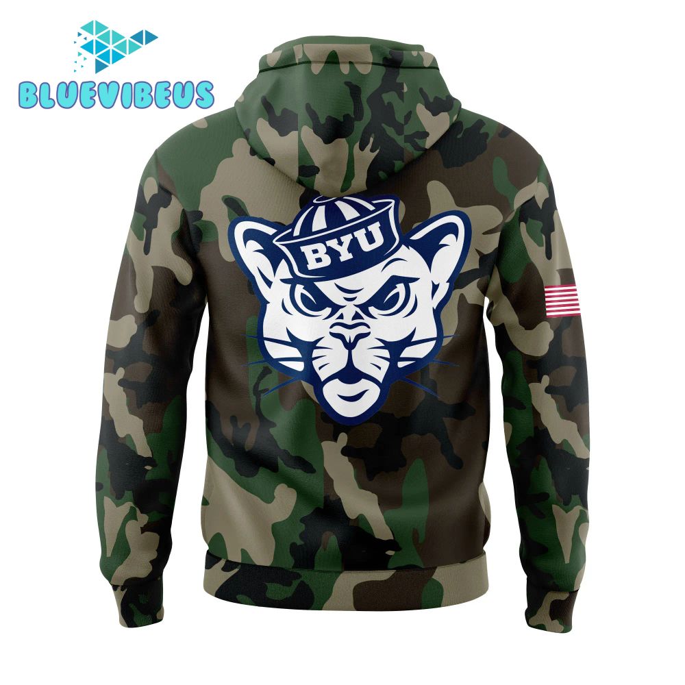 BYU Cougars Football 2024 Camo Nike Hoodie, Pants, Cap