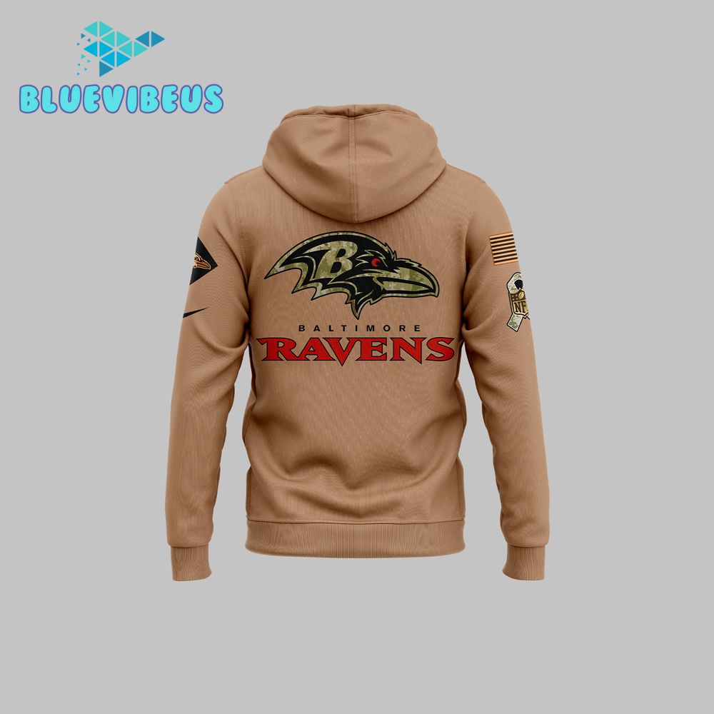 Baltimore Ravens 2024 Salute to Service Hoodie