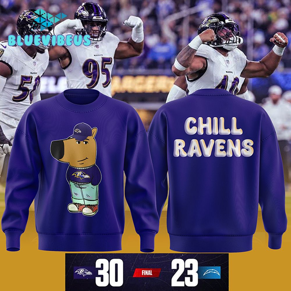 Baltimore Ravens NFL “Chill Guy” Sweatshirt