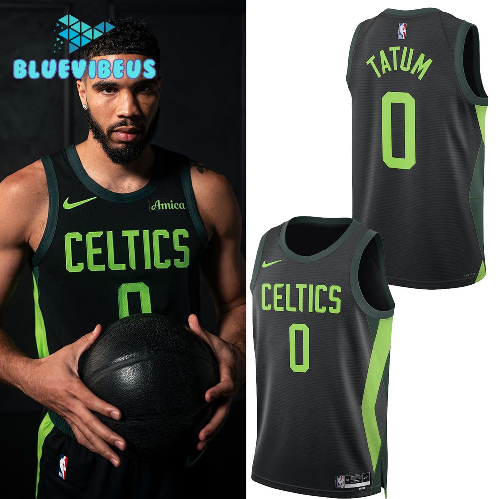 Boston Celtics Fanatics City 2024/25 Fast Break Player Basketball Jersey