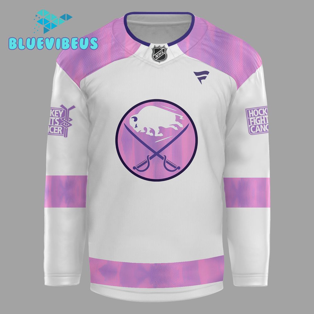 Buffalo Sabres Hockey Fights Cancer Special New Hockey Jersey