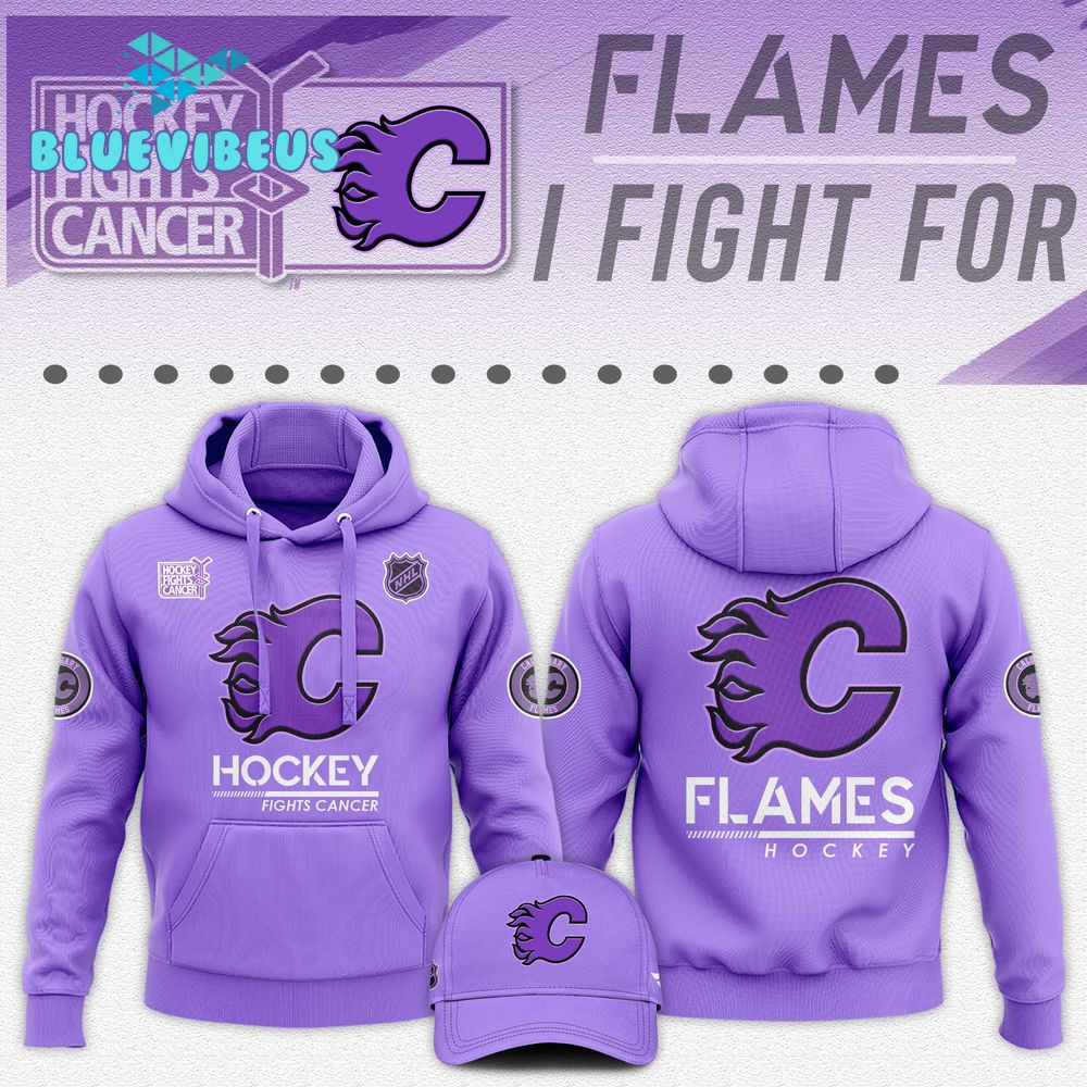 Calgary Flames x Hockey Fights Cancer Limited Edition Hoodie