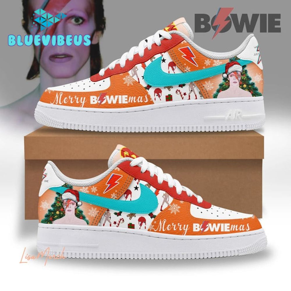 David Bowie Merry Christmas Limited Nike Air Force 1