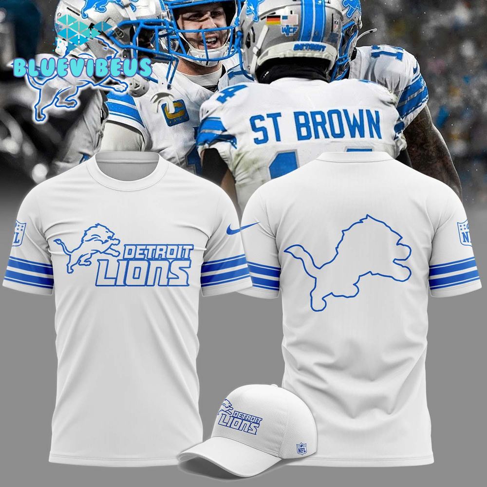 Detroit Lions 2024 Unisex White Shirt