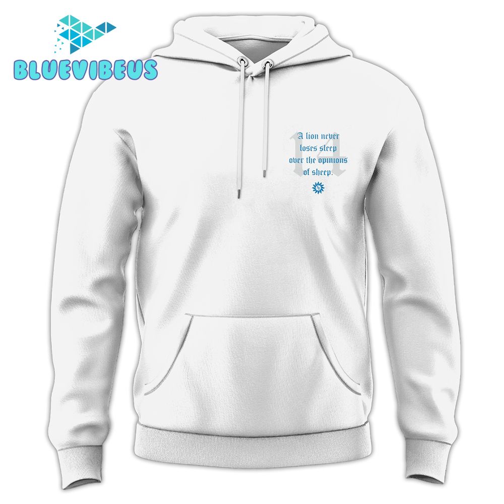 Detroit Lions Never Lose Sleep White Hoodie