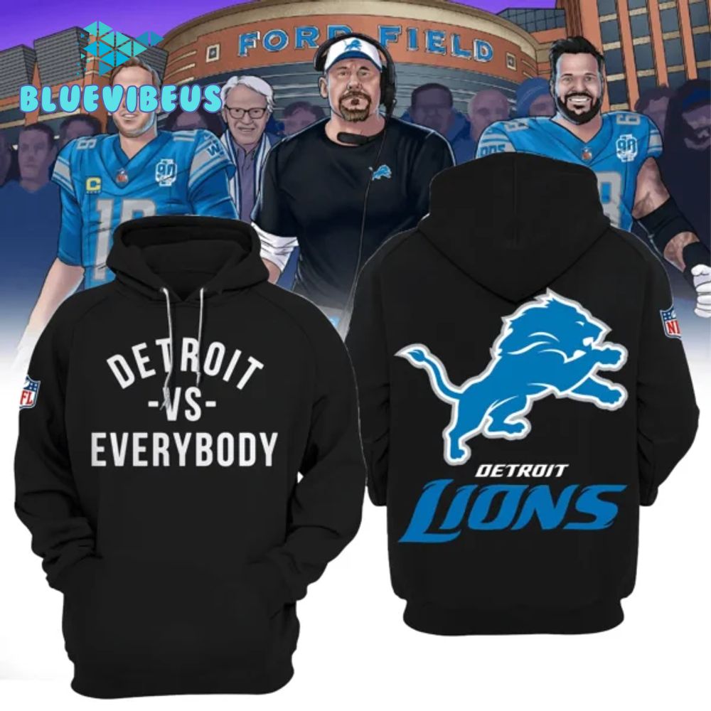 Michigan Wolverines x Detroit Lions Limited Edition Blue Hoodie