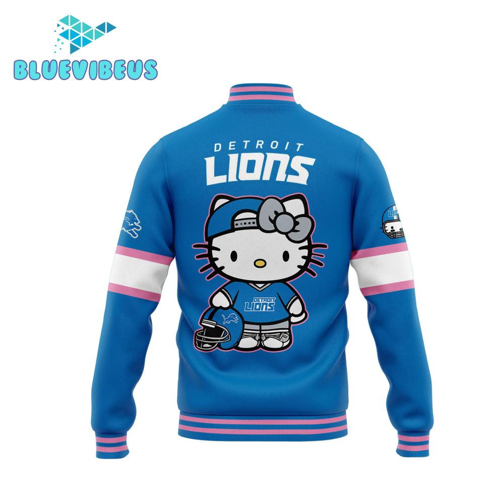 Detroit Lions x Hello Kitty Baseball Jacket