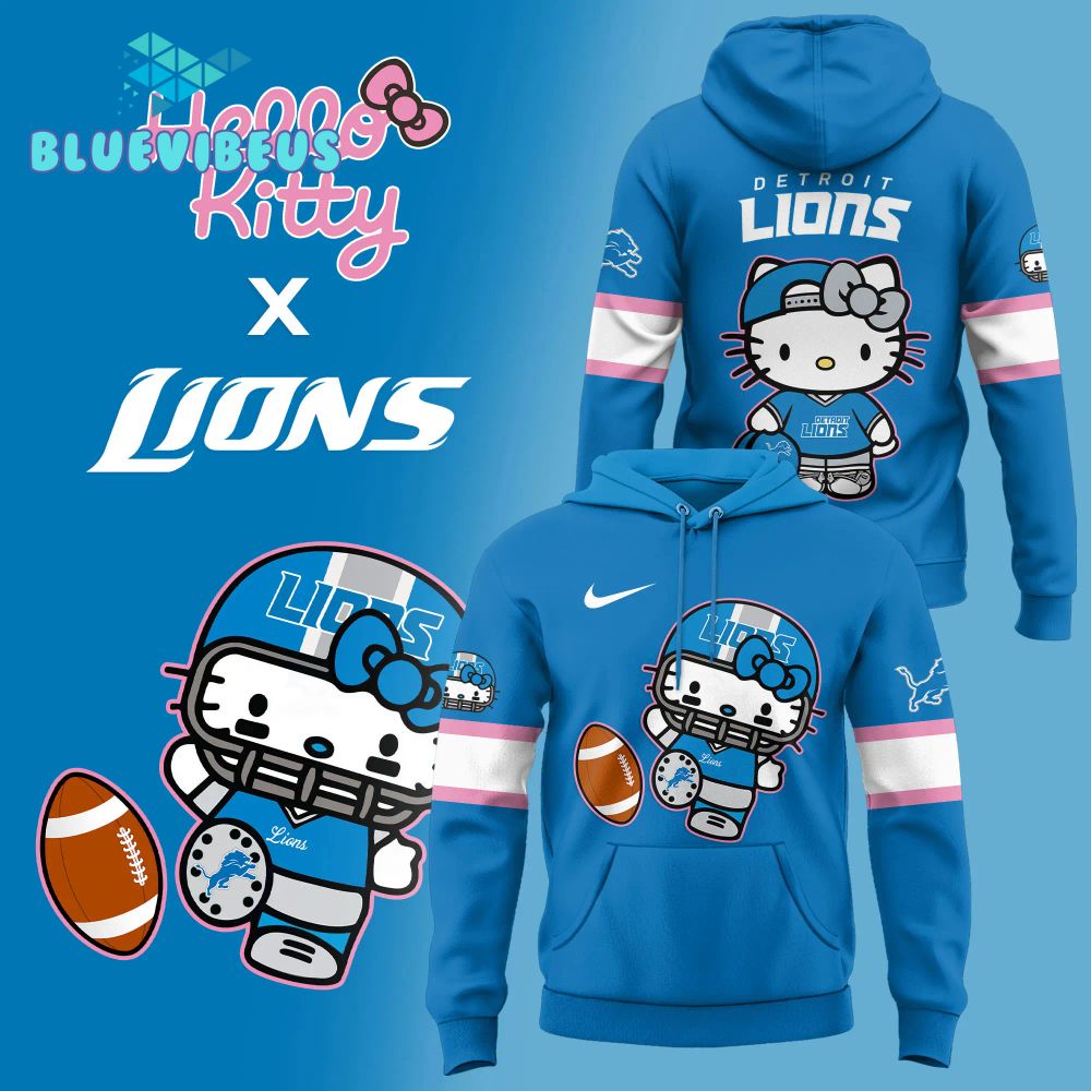 Detroit Lions x Hello Kitty Limited Edition Hoodie