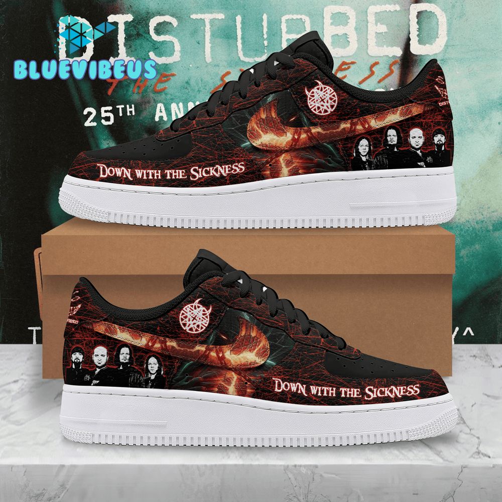 Disturbed The Sickness 25th Anniversary Tour Nike Air Force 1