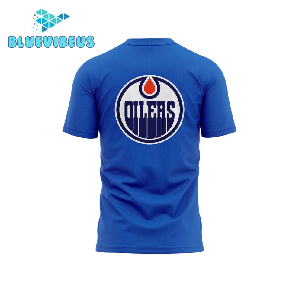 Edmonton Oilers Congrats Langer 1500 NHL Games Shirt