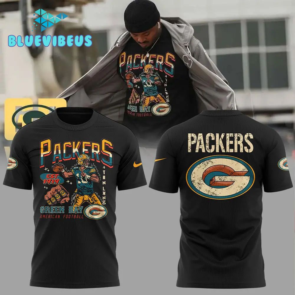 Green Bay Packers American Football Graphic Nike Shirt