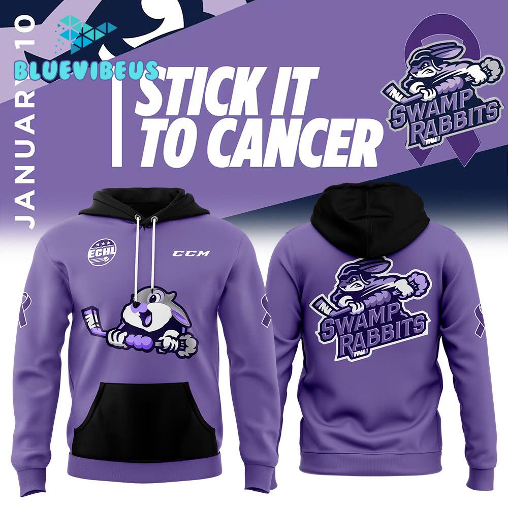 Greenville Swamp Rabbits x Sick it to Cancer 2024 Hoodie