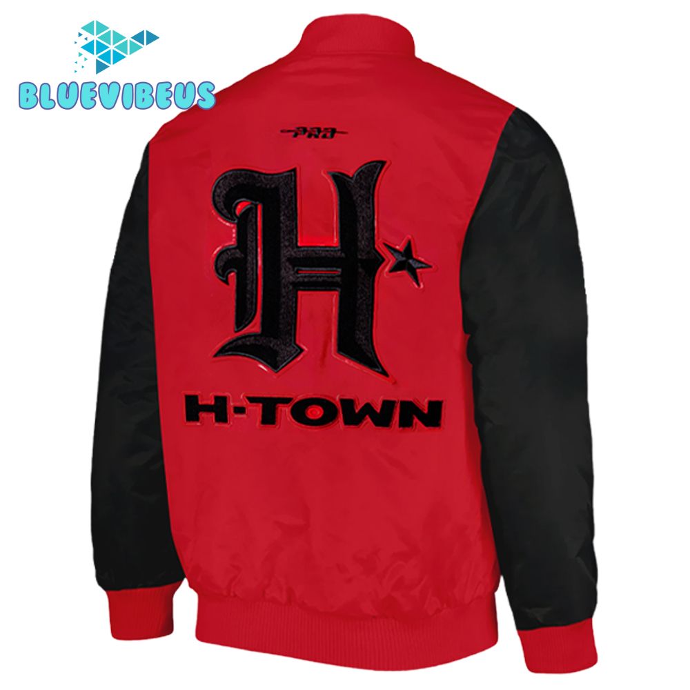 Houston Texas Limited Edition “Battle Red” Baseball Jacket 2024