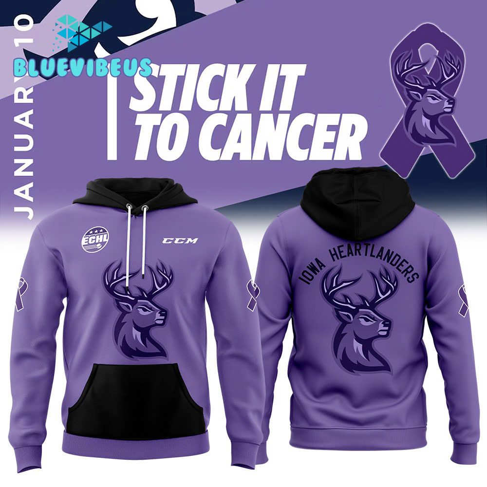 Iowa Heartlanders x Sick It To Cancer 2024 Hoodie