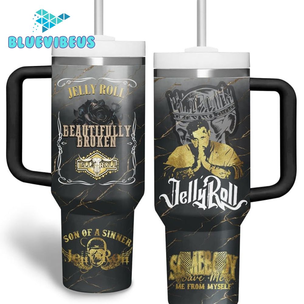 Jelly Roll Beautifully Son Of A Sinner Stanley Tumbler