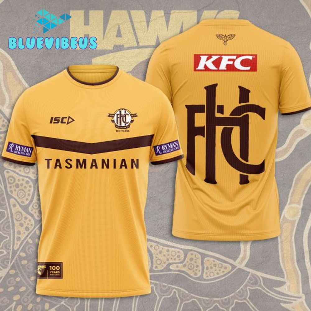 KFC x Hawthorn Football Tasmania 3D Shirt