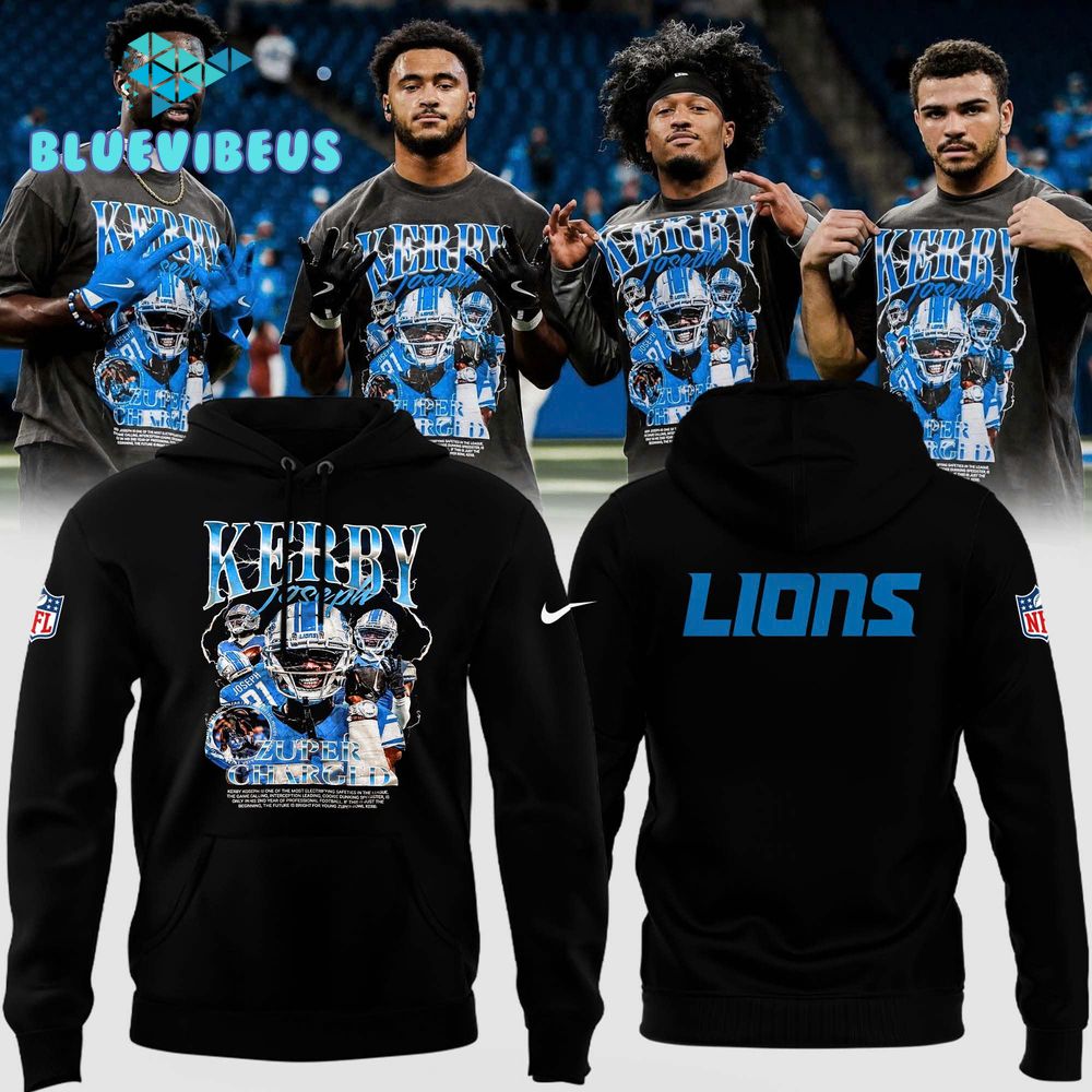 Kerby x Detroit Lions 2024 Black Hoodie