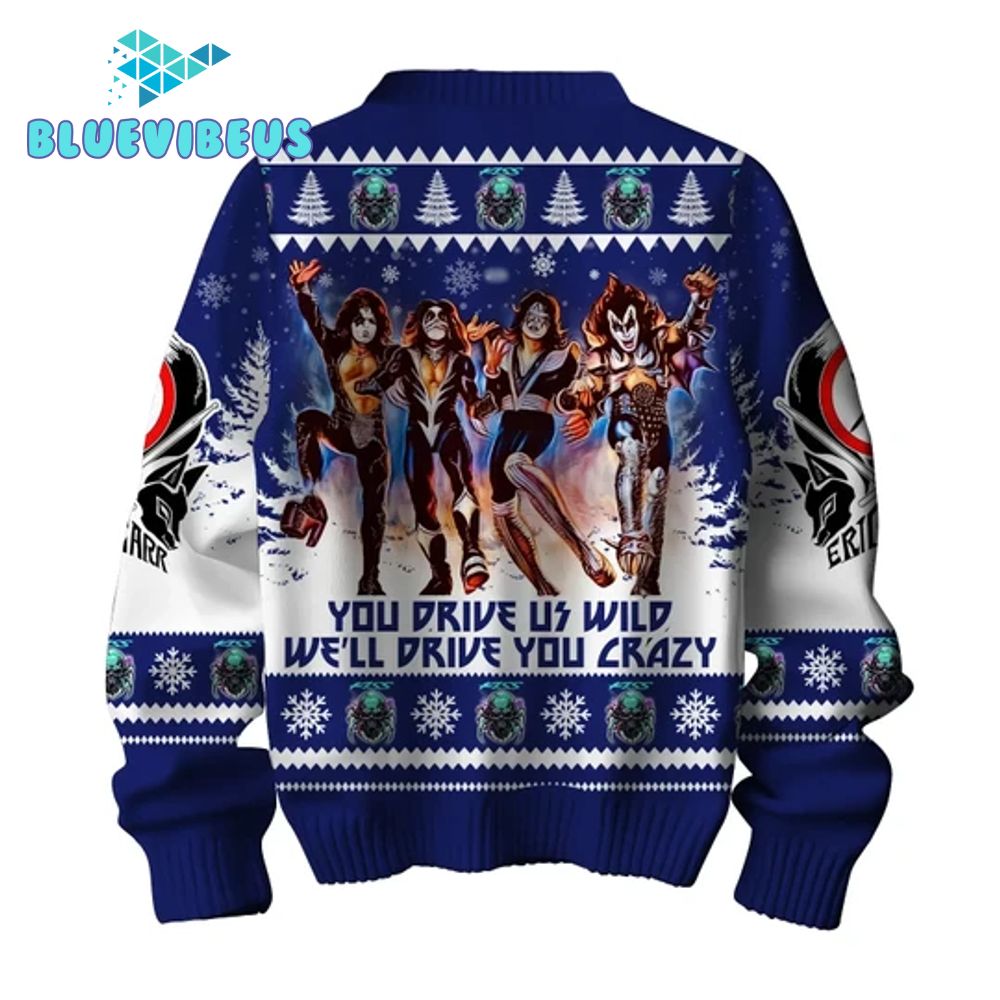 Kiss Band End Of The Road Ugly Christmas Sweater