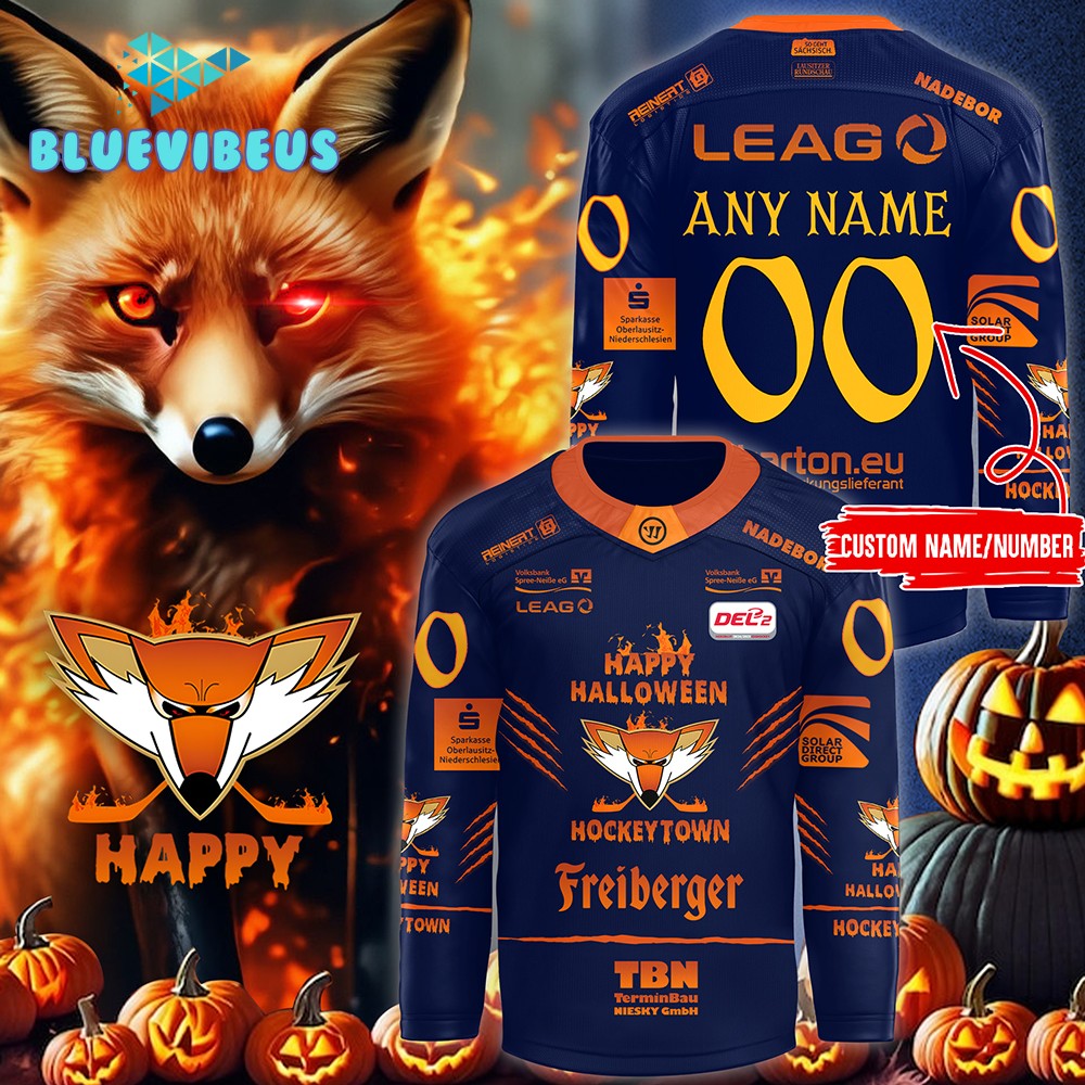 Lausitzer Fuchse x Happy Halloween Customized Hockey Jersey