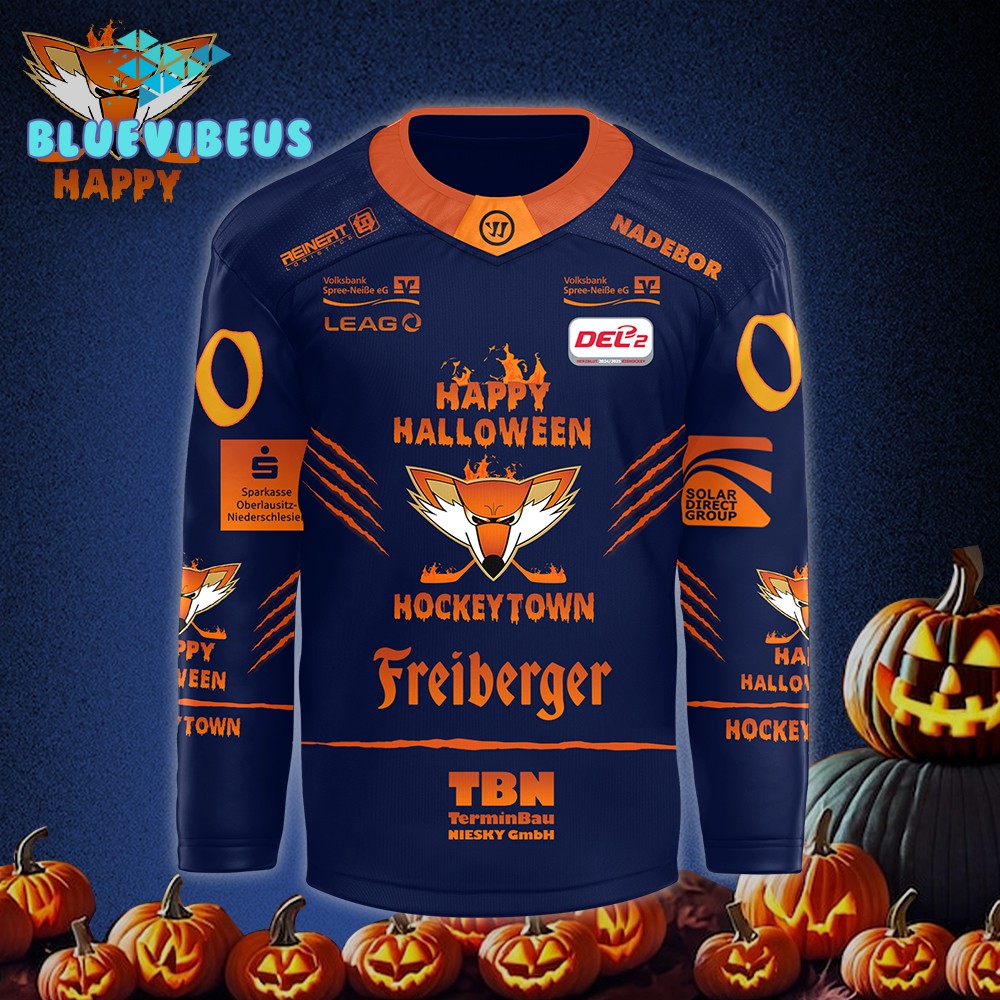 Lausitzer Fuchse x Happy Halloween Customized Hockey Jersey