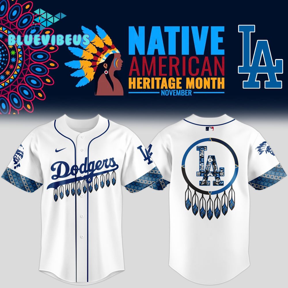 Los Angeles Dodgers 2024 MLB Native American Heritage Month Baseball Jersey