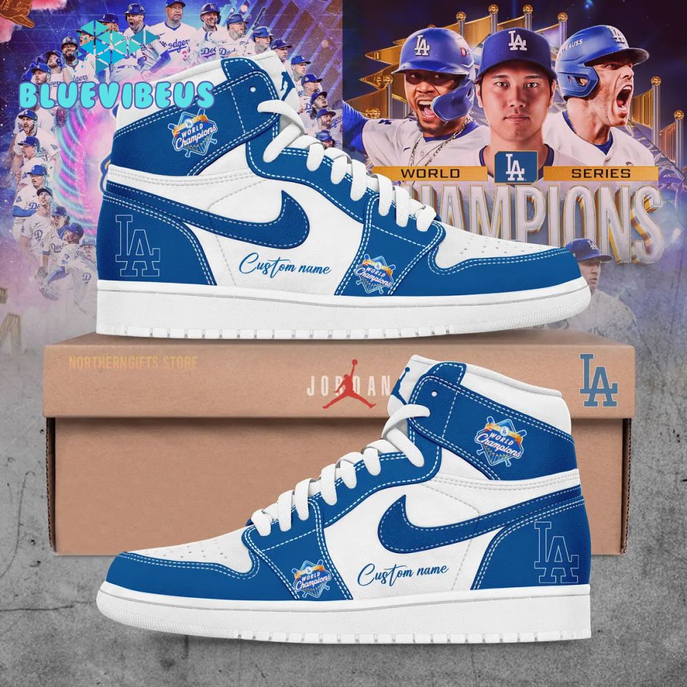 Los Angeles Dodgers 2024 World Champions Air Jordan 1