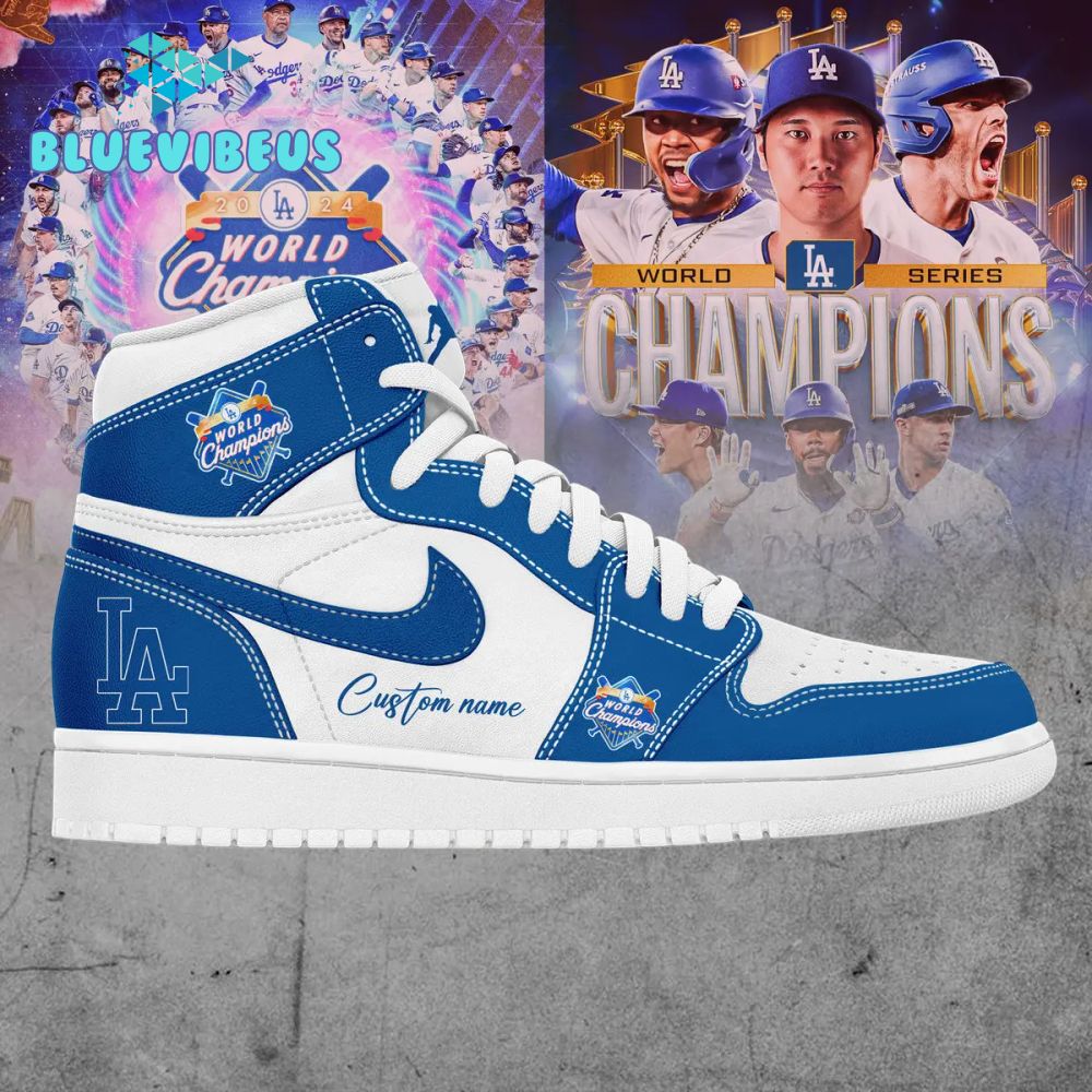 Los Angeles Dodgers 2024 World Champions Air Jordan 1