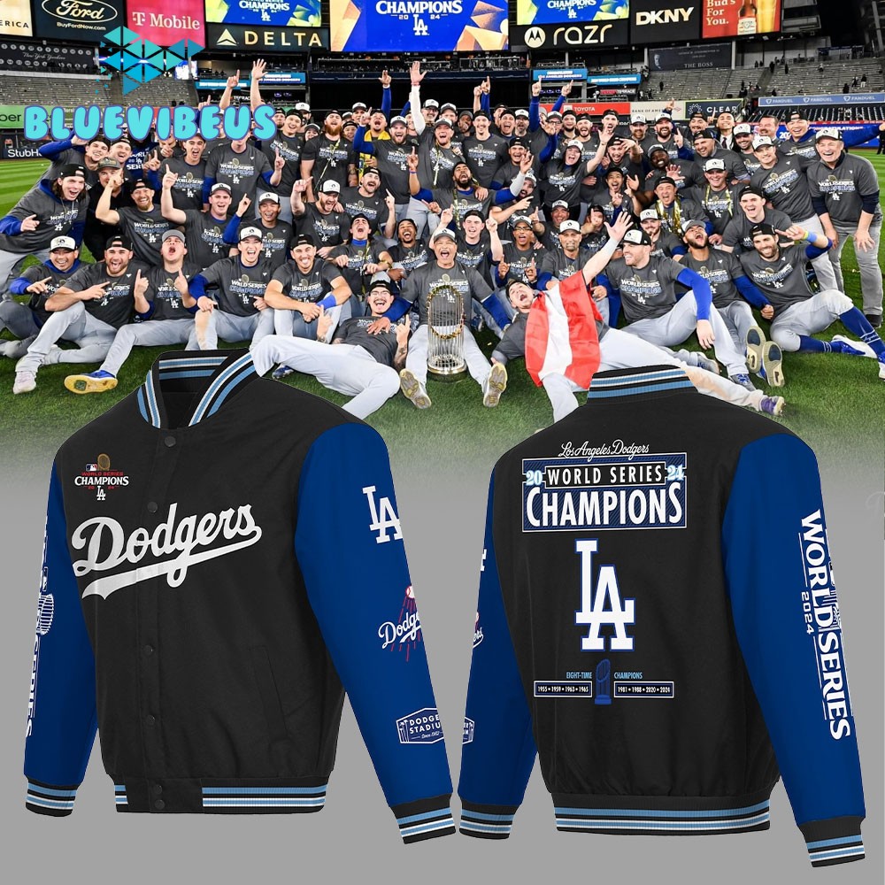 Los Angeles Dodgers 2024 World Series Champions Baseball Jacket