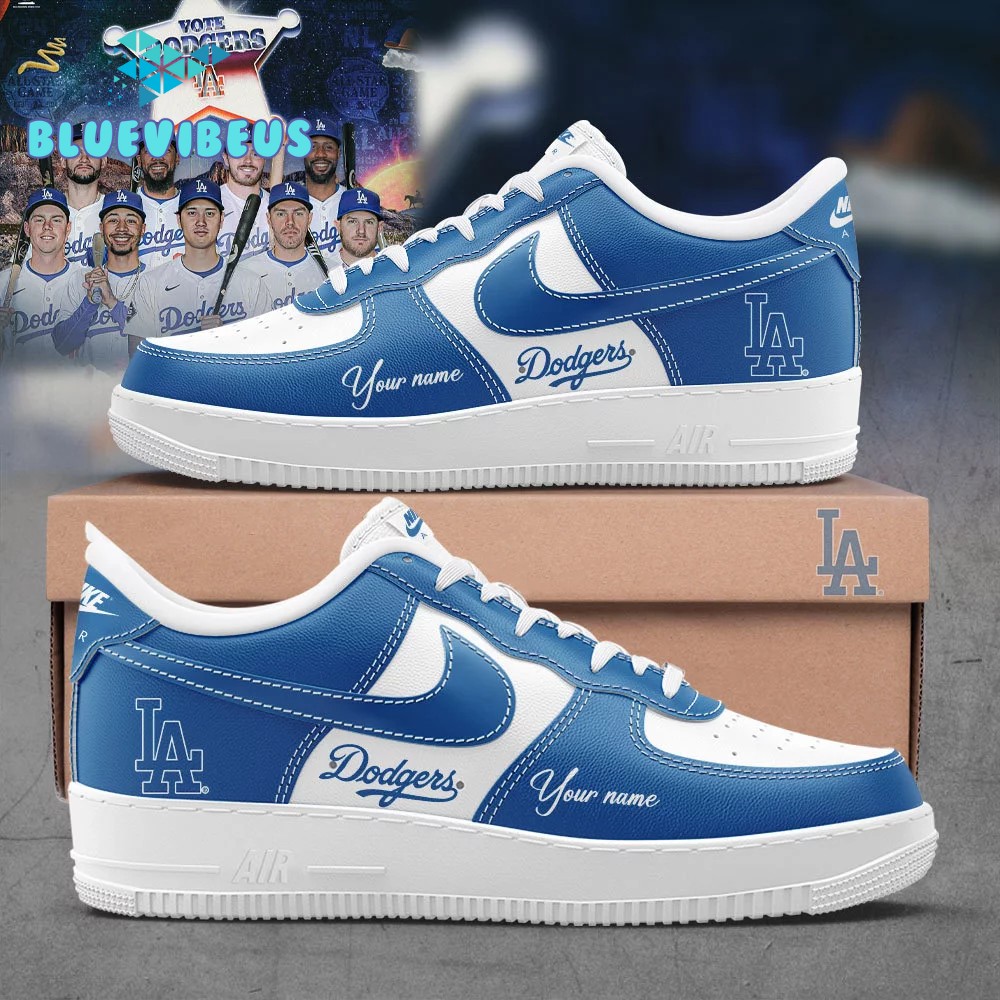 Los Angeles Dodgers MLB 2024 Customized Air Force 1