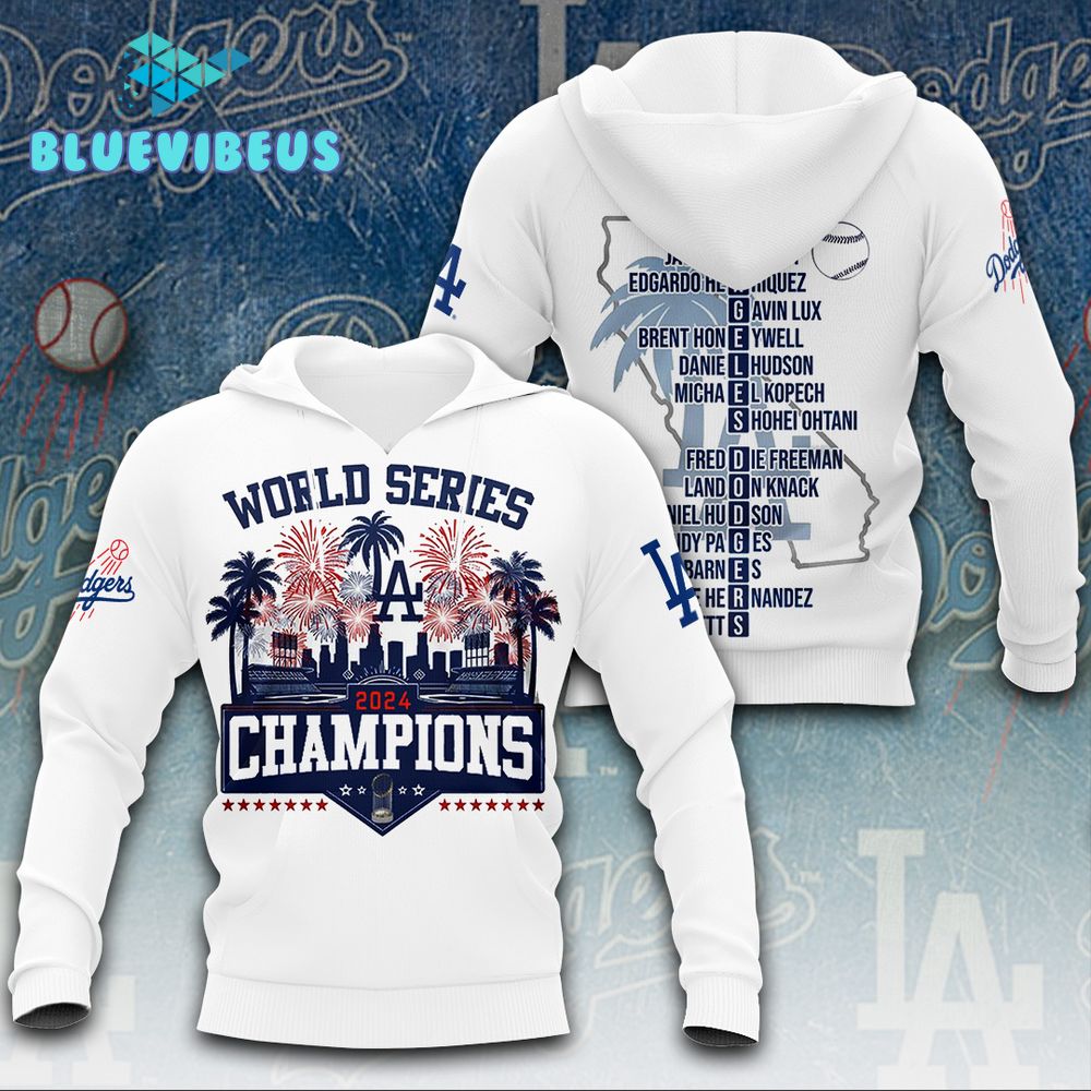 Los Angeles Dodgers World Series Champions 2024 Hoodie