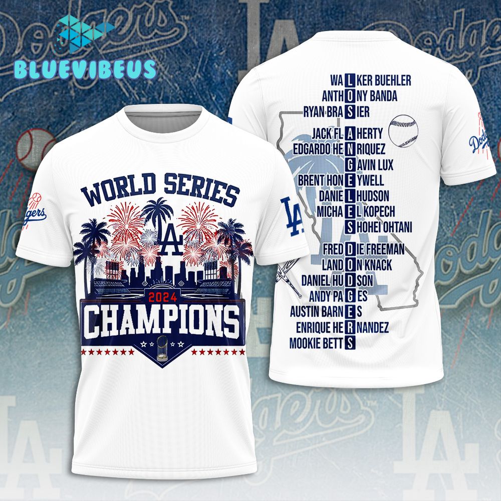 Los Angeles Dodgers World Series Champions 2024 Shirt