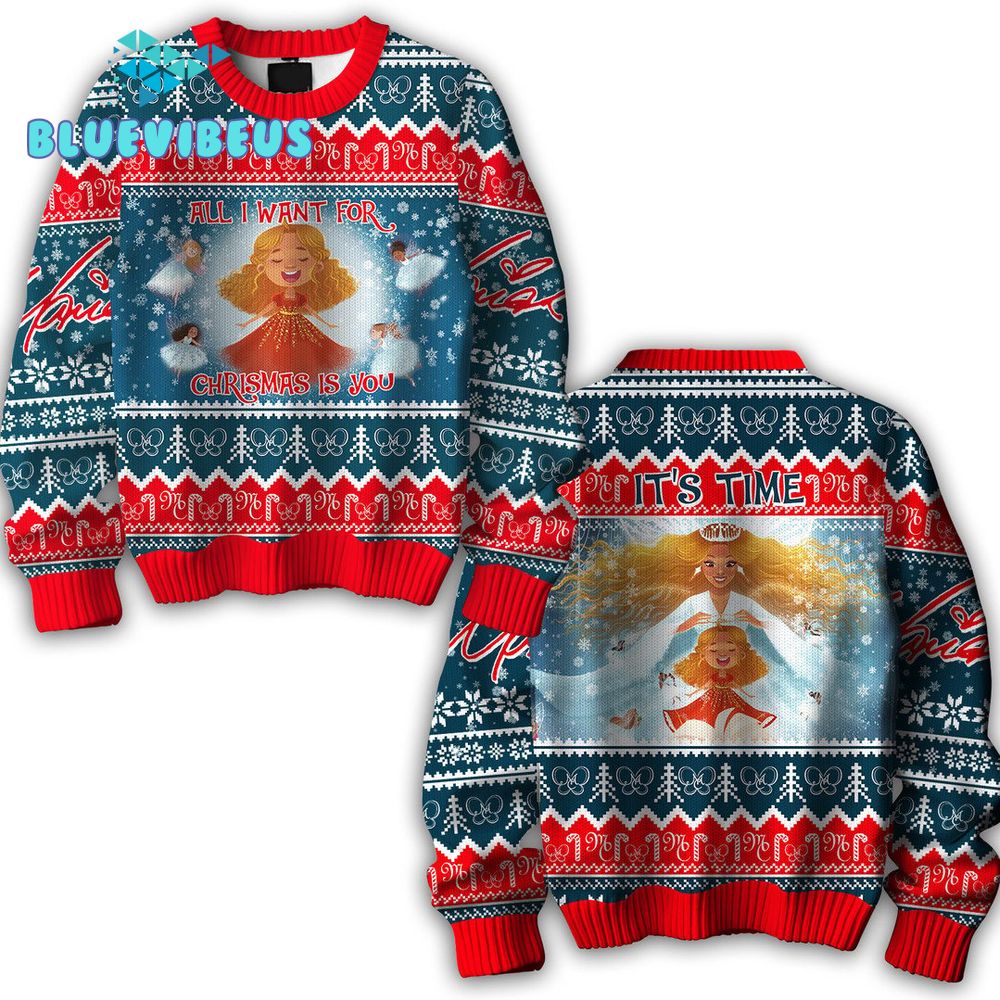 Mariah Carey All I Want For Christmas Is You Ugly Sweater