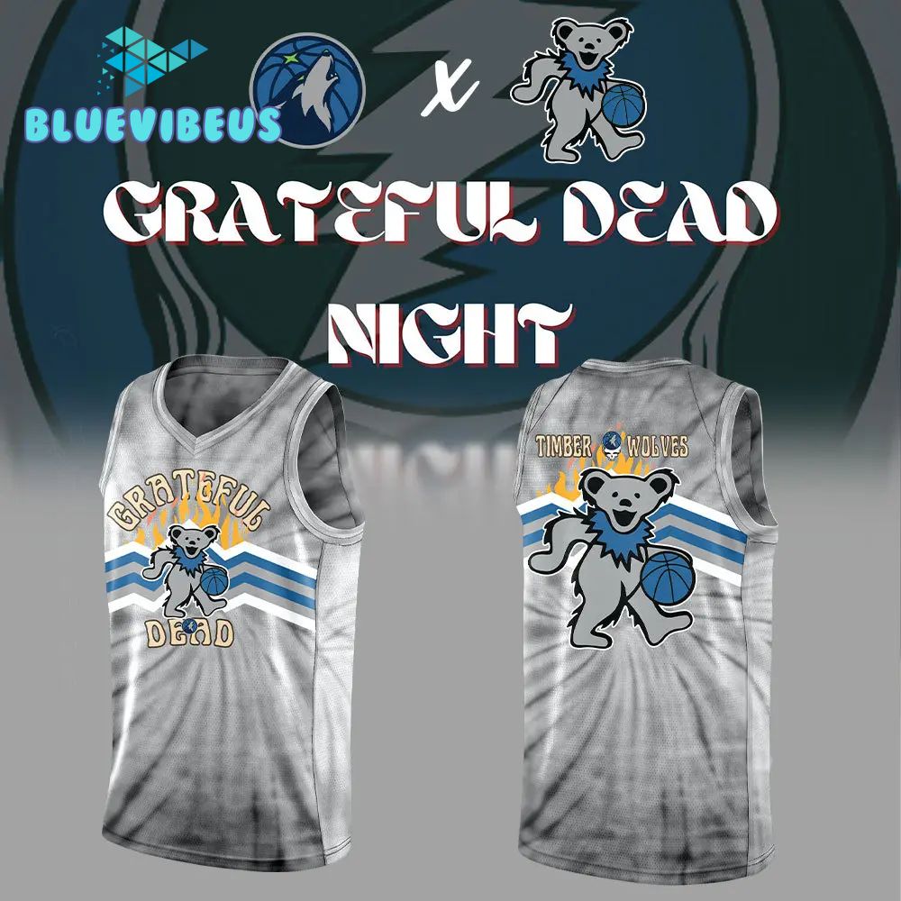 Denver Nuggets Grateful Dead Night Nike Basketball Jersey