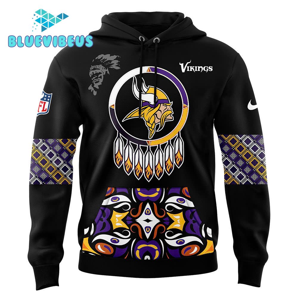 Minnesota Vikings 2024 Native American Heritage Month Hoodie