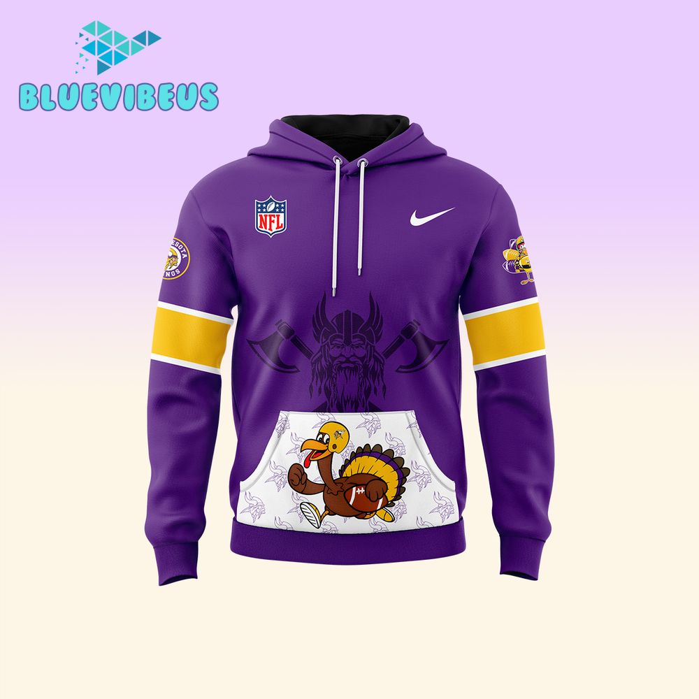 Minnesota Vikings 2024 Thanksgiving Premium Hoodie