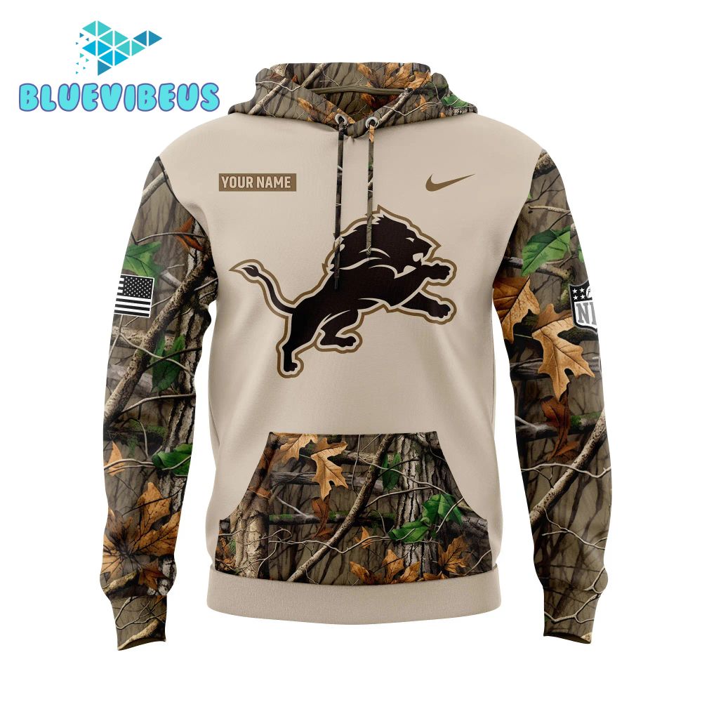 NFL Detroit Lions x Hunting Limited Edition Hoodie, Pants, Cap