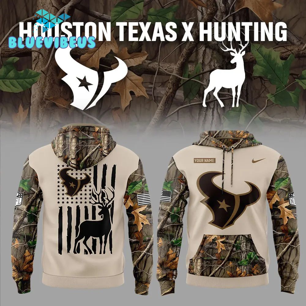 NFL Houston Texans x Hunting Limited Edition Hoodie, Pants, Cap