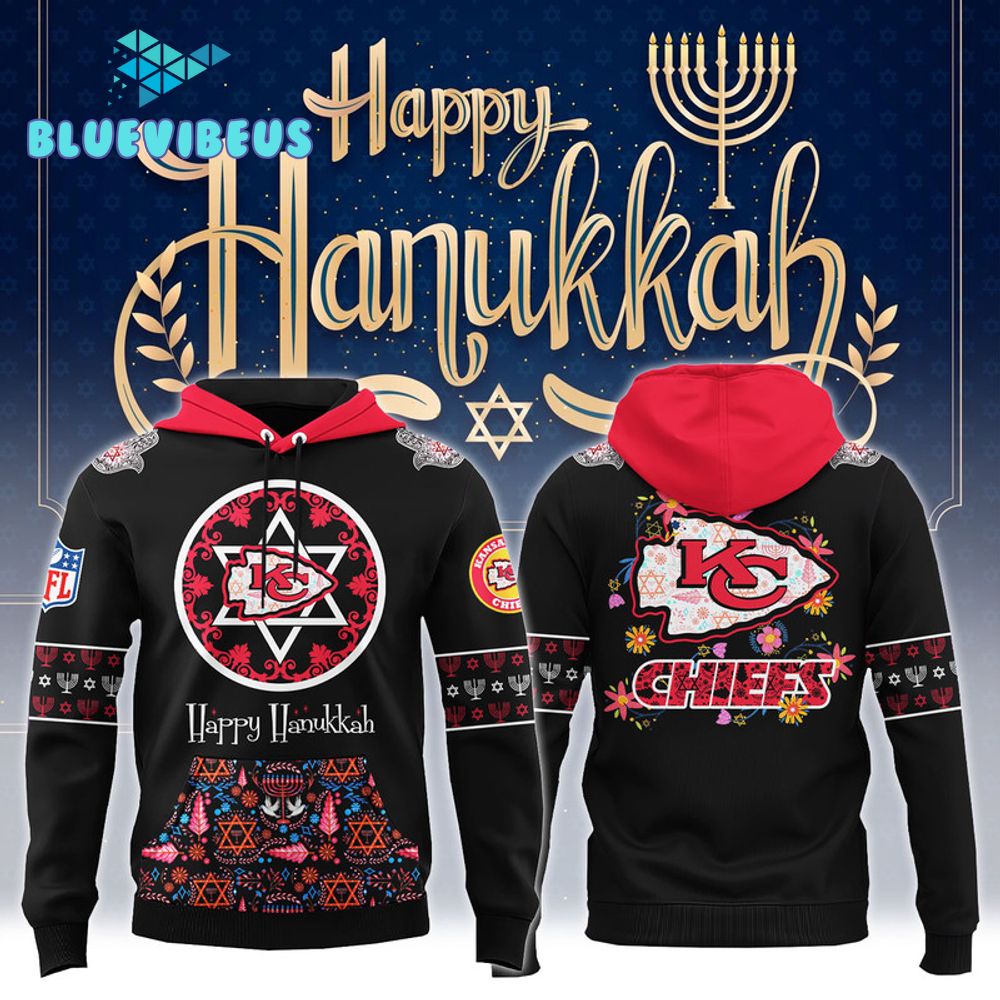 NFL Minnesota Vikings Happy Hanukkah Holiday Hoodie