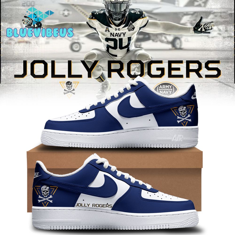 Navy Midshipmen Jolly Rogers Limited Nike Air Force 1