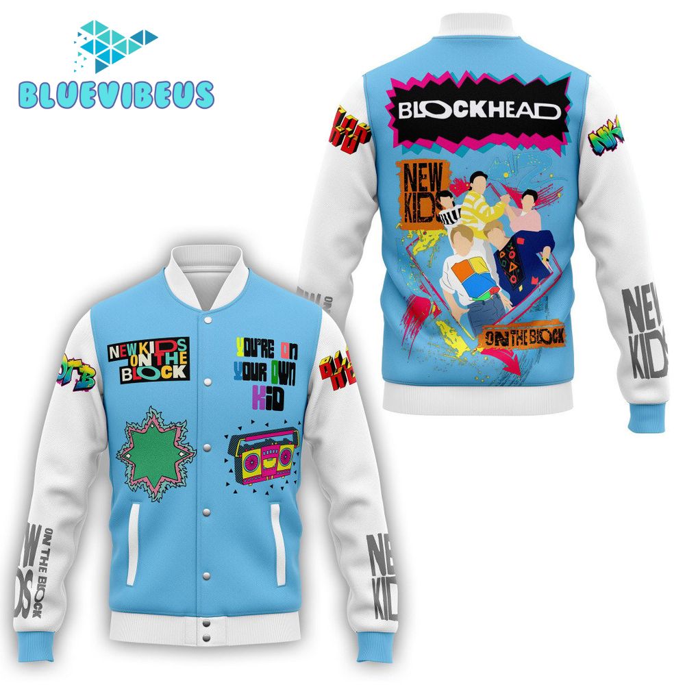 New Kids On The Block Band Blockhead Baseball Jacket