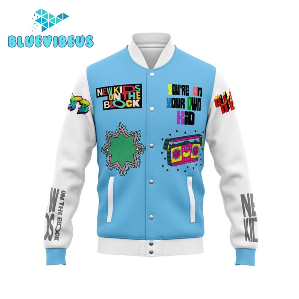 New Kids On The Block Band Blockhead Baseball Jacket