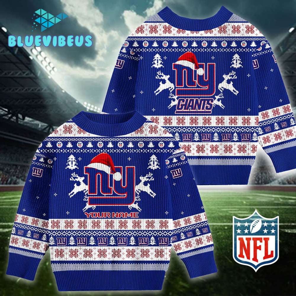 New York Giants 2024 Christmas Ugly Sweater