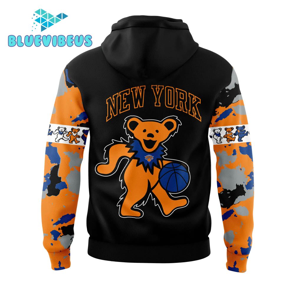 New York Knicks x Grateful Dead Night Combo Hoodie, Pants, Cap