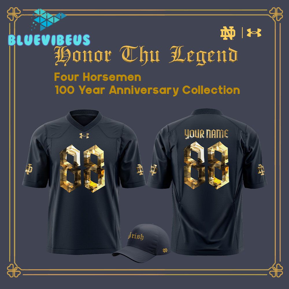 Notre Dame Four Horsemen 100 Year Anniversary Collection 2024 Football Jersey